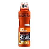 L'Oréal Men Expert XXL Deospray für Männer, Bodyspray gegen Schweißgeruch, Schwitzen und Nässe, Herren Deo Antitranspirant für hohe Temperaturen bis zu 45°C ohne Alkohol, Heat Protect, 1 x 250 ml