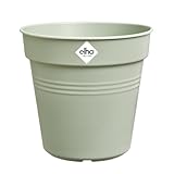 elho Green Basics Anzuchttopf 27 - Growpot für Züchten und Ernten - Ø 27.0 x H 24.7 cm - Grün/Steingrün