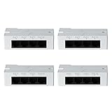 Tsadeer 4 Stück Poe Extender mit 1 bis 3 Ports, passiv, Cascadable IEEE802.3Af IP Port Extender für den Austausch der IP-Kamera NVR Switch Poe