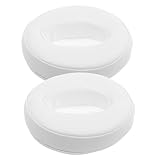 Operitacx 2 Stück Ersatz Ohrpolster für Hd Btnc Kunstleder Kissenbezüge Langlebig Optimierte Klangqualität Bequemes Design Kompatibel mit Sennheiser Kopfhörern