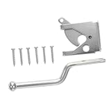 PartyKindom Zuverlässiger Türriegel aus Verzinktem Robust und Verschleißfest für Holzzäune Gartentore Haustüren und Garagentore Einfache Montage und Sichere Verriegelung