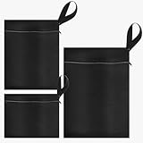 IWOWHERO 3 Stück wasserdichte Nasstasche mit Reißverschluss Große Kapazität Wiederverwendbare Wet Bags für Windeln Nasse Kleidung Schwimmen Reisen Fitnessstudio wasserdichte