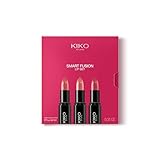 KIKO Milano Smart Fusion Lip Set 03, Lippen-Set Mit 3 Lippenstiften Mit Glänzendem Finish