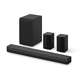 LG S40TR Intelligente Soundbar, 400 W Leistung und 4.1 Kanäle, mit künstlicher Intelligenz, Eco Smart Green Produkt, Dolby Atmos Surround Sound und DTS