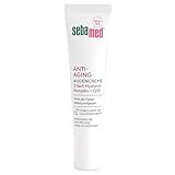 SEBAMED Anti-Aging Augencreme Q10, Augenpflege mit Hyaluronsäure & Phyto-Peptiden, gegen Falten und Augenringe, für Männer und Frauen, Faltenglättung bei 81%* bestätigt