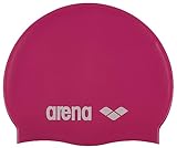 arena Classic Junior Unisex Silikon-Schwimmkappe, Schwimmkappe für Jungen und Mädchen, Badekappe mit Verstärktem Rand, Weiche und Strapazierfähige Schwimmkappe