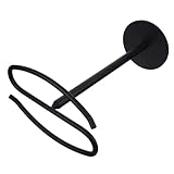 BUGUUYO Handtuchhalter Stand mit Sockel Platzsparend und Freistehender Handtuchständer für Badezimmer und Waschbecken Glatte Oberfläche Stilvolles Design