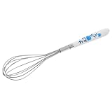 FUNNETOYU Schneebesen Handmixer für Rotation Zutaten verquirlen Tragbarer Eierschläger Eierhandlingswerkzeug handlicher Eiermixer multifunktionaler manueller Lebensmittelmixer Keramik