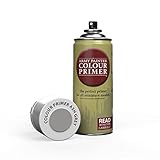 The Army Painter, Color Primer Ash Grey, 400 ml Grundierung Spray Grau - Acryllack Spray für Fantasy Modellbau Wargames Tabletop Figuren, Warhammer & Dnd Miniatures