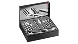 ZWILLING Senses Besteck-Set, 68-teilig, Für 12 Personen, 18/10 Edelstahl/Hochwertiger Klingenstahl, Mattiert