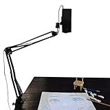 Präzisions-Kunstprojektor mit automatischer Trapezkorrektur, tragbarer 720p-HD-Projektor for Künstler zur Projektion auf Leinwand, Wand oder Torte