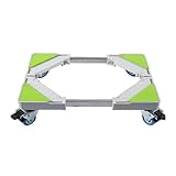 Waschmaschinen Untergestell Waschmaschinenständer Waschmaschinensockel Podest für kühlschrank erhöhung kühlschrankständer für trockner Edelstahl-Kühlschrank-Waschmaschinen Mit Rädern 10-12cm