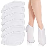 Gjinxi 6 Paar Feuchtigkeitsspendende Socken, Kosmetische Socken Wiederverwendbare Hornhaut Socken Fuß Spa Pediküre Socken für Frauen Mädchen Fuß Spa Pediküre