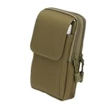 TMTGTS Gürteltasche Herren 17 * 10 * 5cm Gürtel Handytasche Handygürteltaschen Smartphone Tasche Pouch Bag kleingeldbörse Münzbeutel Schüttbörse Minibörse für Outdoor Aktivitäten Camping Reisen