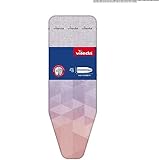 Vileda Diamond Bügelbrettbezug, titanbeschichtete hitzebeständige Bügelauflage, Universalgröße für Bügelflächen 30-45 cm Länge-110-130 cm Breite, für Dampfbügeleisen geeignet, Oeko-TEX-Zertifiziert