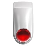 Maclean AL2030 Alarm Sirenen Attrappe Dummy mit Blinkender LED