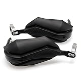 ROGNER Motorrad-Windschutzscheiben-Handschutz Schwarze Handschützer Handschützer Universal für 7/8' und 1 1/8' Bürstenstange für Off-Road-ATV für Motorrad Pit Dirt Bike Motocross