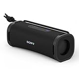 Sony ULT Field 1 - Kabelloser tragbarer Bluetooth-Lautsprecher mit ULT Power Sound, kraftvollem Bass, IP67, wasserdicht, staubdicht, stoßfest, 12h Akku, klare Gesprächsqualität, Outdoor- Schwarz