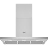 Siemens LC97BCP50 Dunstabzugshaube, Made in Germany, leistungsstarker iQdrive-Motor, LED-Beleuchtung, touchControl, Intensivstufe mit automatischer Rückschaltung, Silber