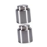 ULTECHNOVO 2Stücke Weinverschluss für Sekt Wiederverwendbarer Flaschenstopper Druckverschluss für Partys