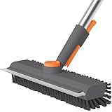 Reinigungsbürste, ausziehbar, ergonomischer Griff | Leistungsstarkes Hygienezubehör, geeignet für Terrassenpools, hilft beim Erreichen der und verbessert die