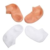 2 Paare Feuchtigkeitsspendende Fußsocken für Rissige Haut Exfolierende Lotion für Weiche Füße für Pediküre und Trockene Hautpflege