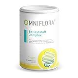 Omniflora® Ballaststoff Complex – Wichtig: 7-fach-Komplex für die eine optimale Ballaststoffversorgung – Mit Flohsamenschalen, Inulin, Apfelpektin & patentierten Ballaststoffen – 12g pro Tag