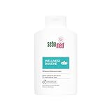 Sebamed Wellness Dusche 400 ml, Duschgel für Männer und Frauen, milde seifenfreie Reinigung für empfindliche Haut, mit Pflegekomplex aus Wasserlilienextrakt und Allantoin