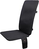 Thermrup Mobile Beheizbare Sitzauflage Sitzheizung Ferninfrarot Heizkissen – Akku- & Netzbetrieb, 3 Heizstufen, Ideal für Zuhause, Büro & Camping (40x110CM)