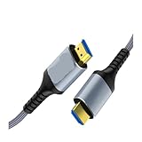 XPBTBSUS Langes Glasfaser-8K-HDMI-Kabel 2.1, 4K@120Hz, 8K@60Hz, HDCP 2.2 & 2.3, HDR 10, eARC HDMI 2.1-Kabel, kompatibel mit Monitor TV PS5 PS4.(3m)