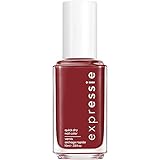 Essie Schnelltrocknender Nagellack „expressie“, Nr. 195 notifications on, Rot, Vegane Formel, 10 ml