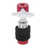 Brrnoo Hi Hat Stand, Hihat Clutch Jazz Drum Clutch Cymbal Hi Hat Ständer Teile Cymbal Red Black Drum Kit Fitnes Tama Stand für Musikinstrumentenzubehör