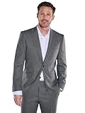 engbers Herren Herren Anzugsakko Regular, 37663, 37663, Grau in Größe 24
