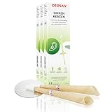 OTOSAN natürliche Ohrkerzen 6 Stk zur Pflege und Hygiene bei Ohrenbeschwerden | Ohrenkerzen mit Propolis und 4 Safety Features | Medizinprodukt