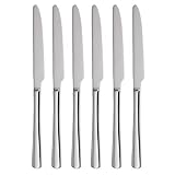 GRÄWE Tafelmesser 6 Stück, Edelstahl, Serie SYLT