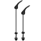 WOLMIK 2 Stück Fahrrad Schnellspanner Fahrrad Vorder und Hinterrad Schnellspanner Quick Release Fahrrad Achsen Set Bicycle Quick Release MTB Schnellspanner für Rennrad Mountainbike