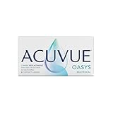 ACUVUE OASYS MULTIFOCAL Kontaktlinsen – Gleitsichtlinsen für den Nah-, Zwischen- und Fernbereich – -4.25 dpt und BC 8,4 – Addition L – Mit UV Schutz und Austrocknungsschutz – 6 Linsen