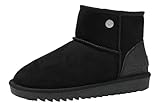 KangaROOS K-UK Holy Schneestiefel, Jet Black, 33 EU