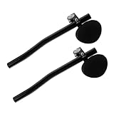 Gatuida Verstellbarer Tt Lenkeraufsatz aus Aluminiumlegierung mit Rutschfester Abnehmbarer Schwammauflage Individuell Anpassbare Armlehnen für Rennrad und Mountainbike mit Geradem
