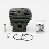 Luxuypon Ersatz-Kolbenring, 52 mm, kompatibel mit Sti-hl MS461 MS 461 1128 020 1250 Nikasil-beschichtete Kettensägen-Ersatzteile