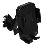 STOBAZA Verstellbarer Fahrrad Handyhalterung Lenkerhalterung mit Stoßdämpfung Stabile Montage Bike Scooter und Motorrad Flexibler Winkel Einfache Installation Robustes Kunststoffmaterial