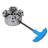 Backenfutter, Drechselfutter M33 4 Backen Drechselspannfutter selbstzentrierend mit Schraubenschlüssel und Schraubengewinde für Holzschnitzmaschinen