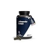 GOaktiv Johanniskraut Kapseln – pflanzliche Ergänzung zur Unterstützung innerer Balance – vegan, ohne Zusatzstoffe & geschmacksneutral – 180 Kapseln Vorratspack