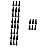 VICASKY 30 STK. Teiliges Weiche Gummi-pfeilspitzen für Bogenschießen Übungspfeile Einfach zu Montieren und Abnehmbar Sichere Zielübungen Schwarzes Design für Jagdpfeile und Pfeilspiele