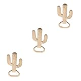 Alipis 3 Stück Kaktusförmiger Flaschenöffner aus Einzigartiger Bier und Getränköffner für Partys Hochzeiten und Praktisch Tragbar und Kreativ