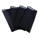 YUNNIAN 4 Stück Feine Netze Lose Pferdestiefel Netze Pferde Fliegen Leggings Atmungsaktive Schutzhülle Pferde Reiter Zubehör Atmungsaktive Netz Fliegen Leggings