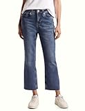 STREET ONE Damen A377999 Jeans Bootcut Leg, Medium Blue Washed, 32W / 26L