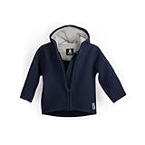 Ehrenkind® Walkjacke | Jacke für Kind aus Natur Schurwolle mit Reißverschluss | Walk Jacke für Baby | Blau Gr. 110/116