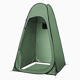 Toilettenzelt Pop up Umkleidezelt, Sundom Toilettenzelt mit Sichtschutz Reißverschluss Duschzelt Camping Wurfzelt Toilette Camping Privatsphäre WC Zelt Tragbar Zelt Umkleidekabine für Outdoor