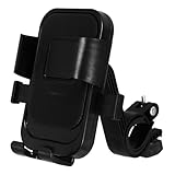 Alipis Verstellbare Fahrrad Handyhalterung mit Vibrationsdämpfung Stoßfeste Motorrad Telefonhalterung für Lenker Kompatibel für Scooter Bike Stabile Halterung für Navigation und Sicheren